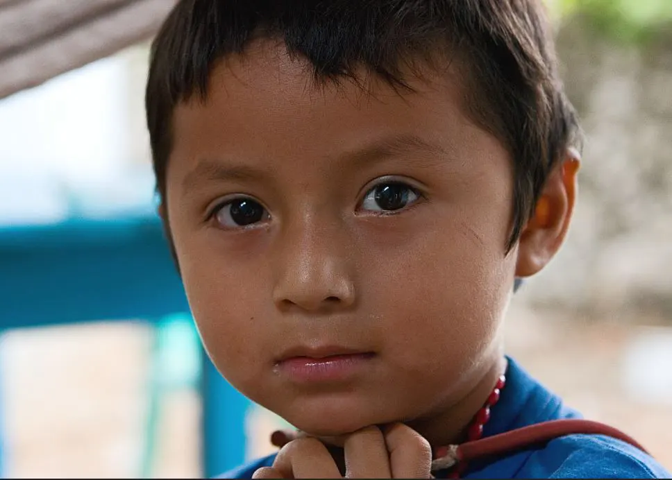 Mayan child smiling